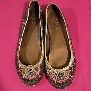 Beaded Ballerina Flats